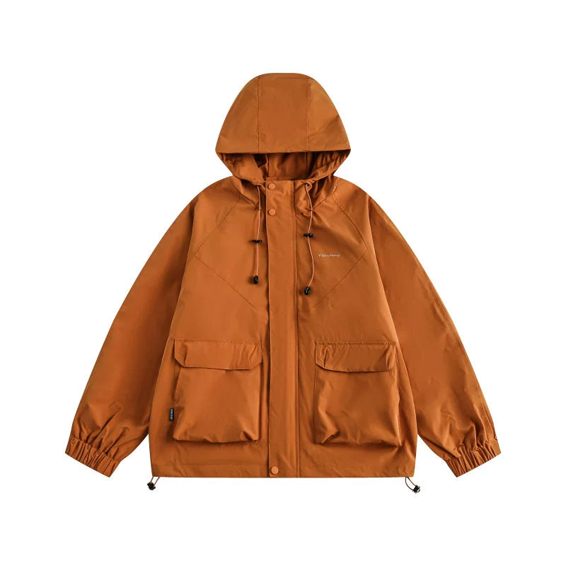 Hooded storm jacket waterproof outdoor jacket No.811