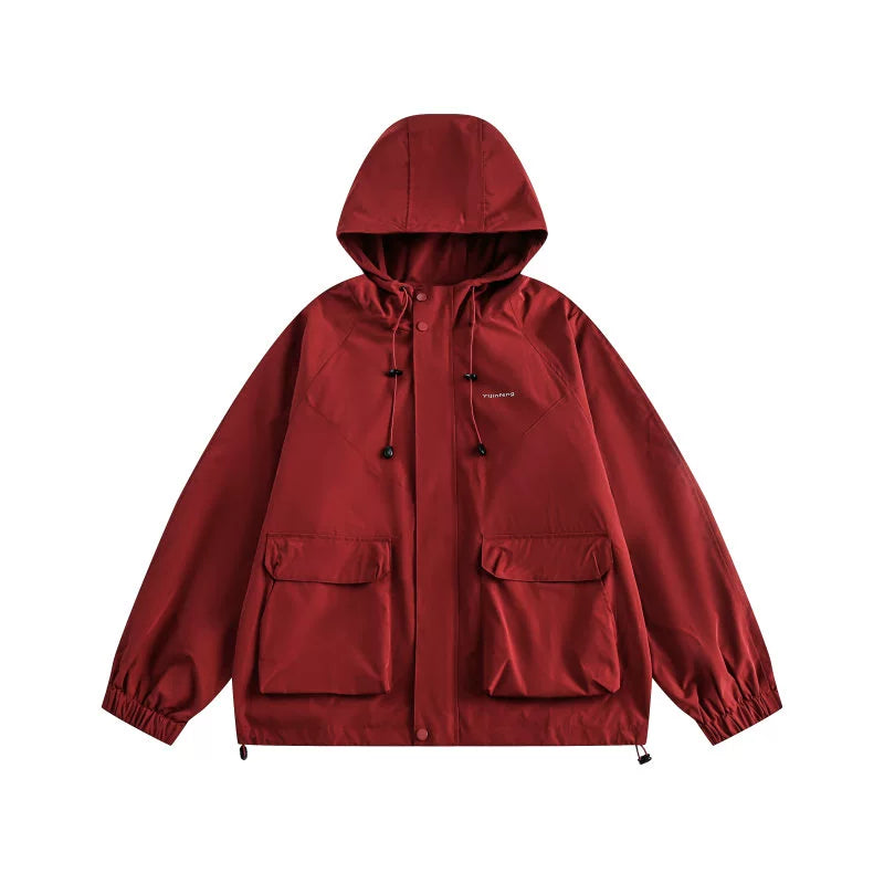Hooded storm jacket waterproof outdoor jacket No.811