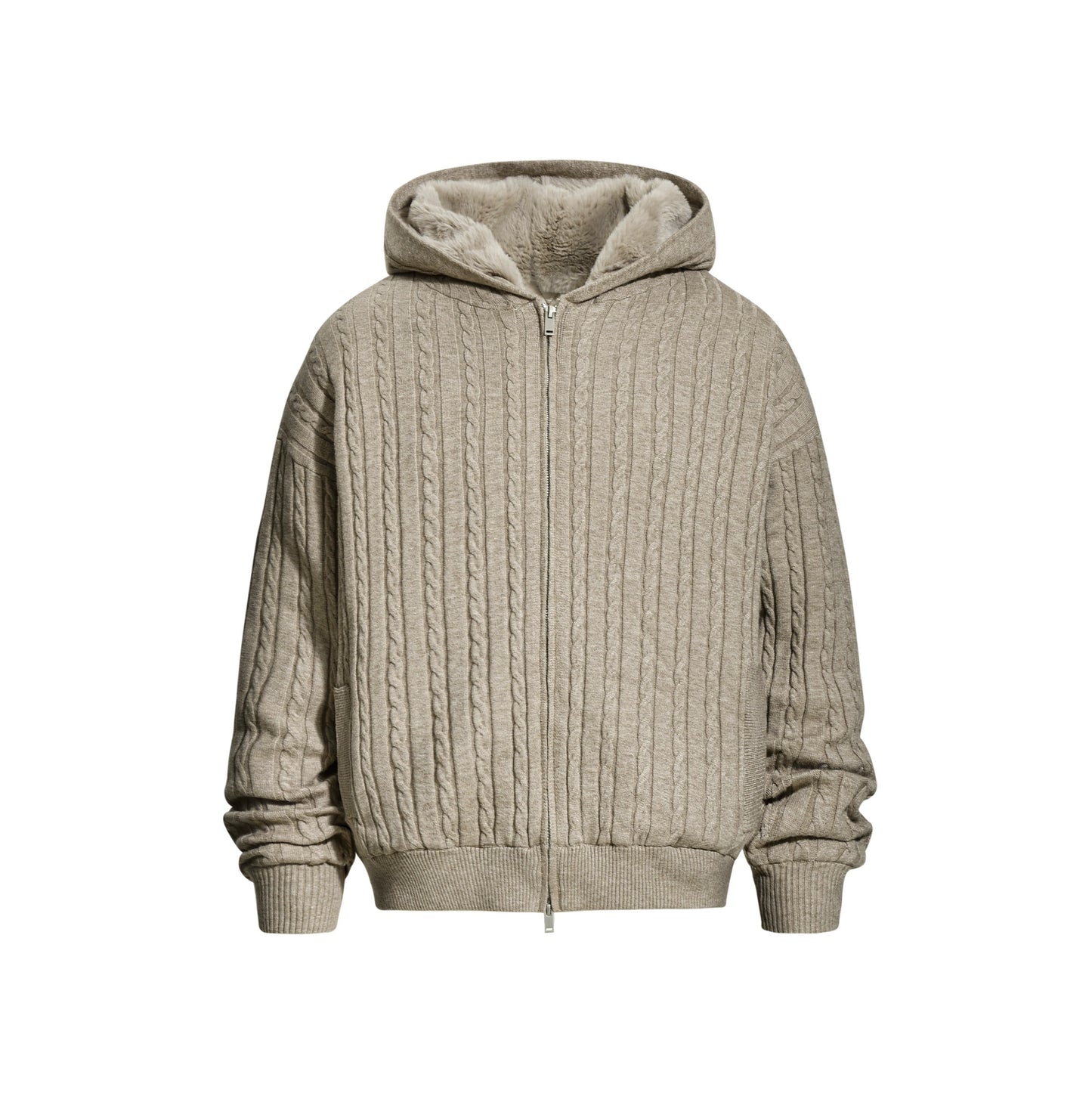 Fleece Hooded Zip-Up No. 1641
