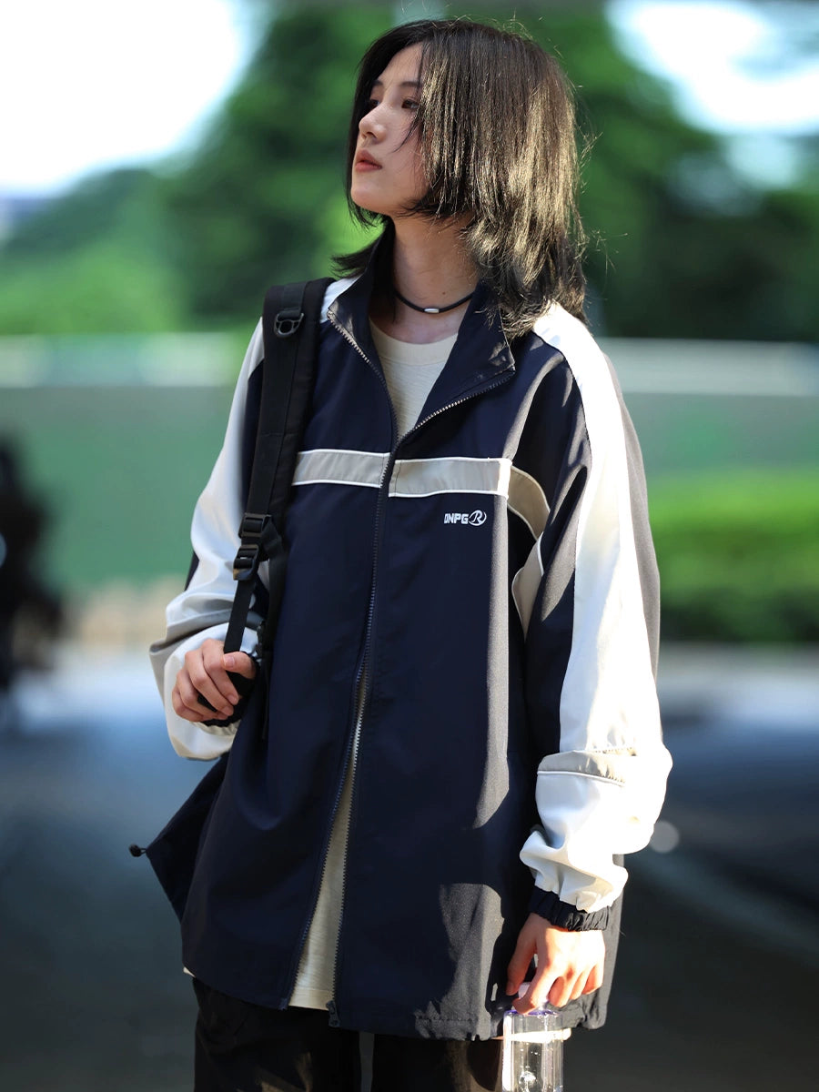 Stitching jacket outdoor casual stand-up collar jacket No.826