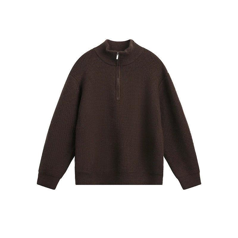 Half Zip-Up Knitwear No.1650
