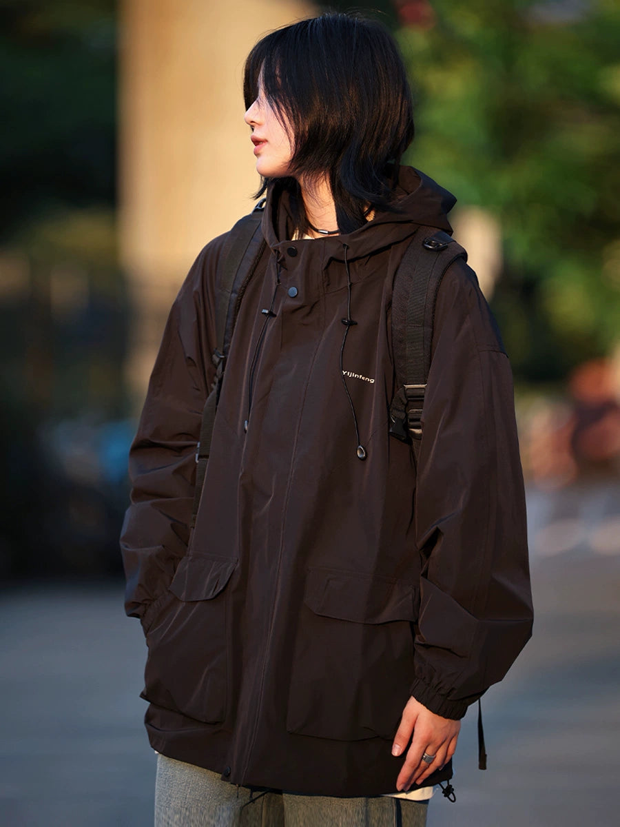 Hooded storm jacket waterproof outdoor jacket No.811