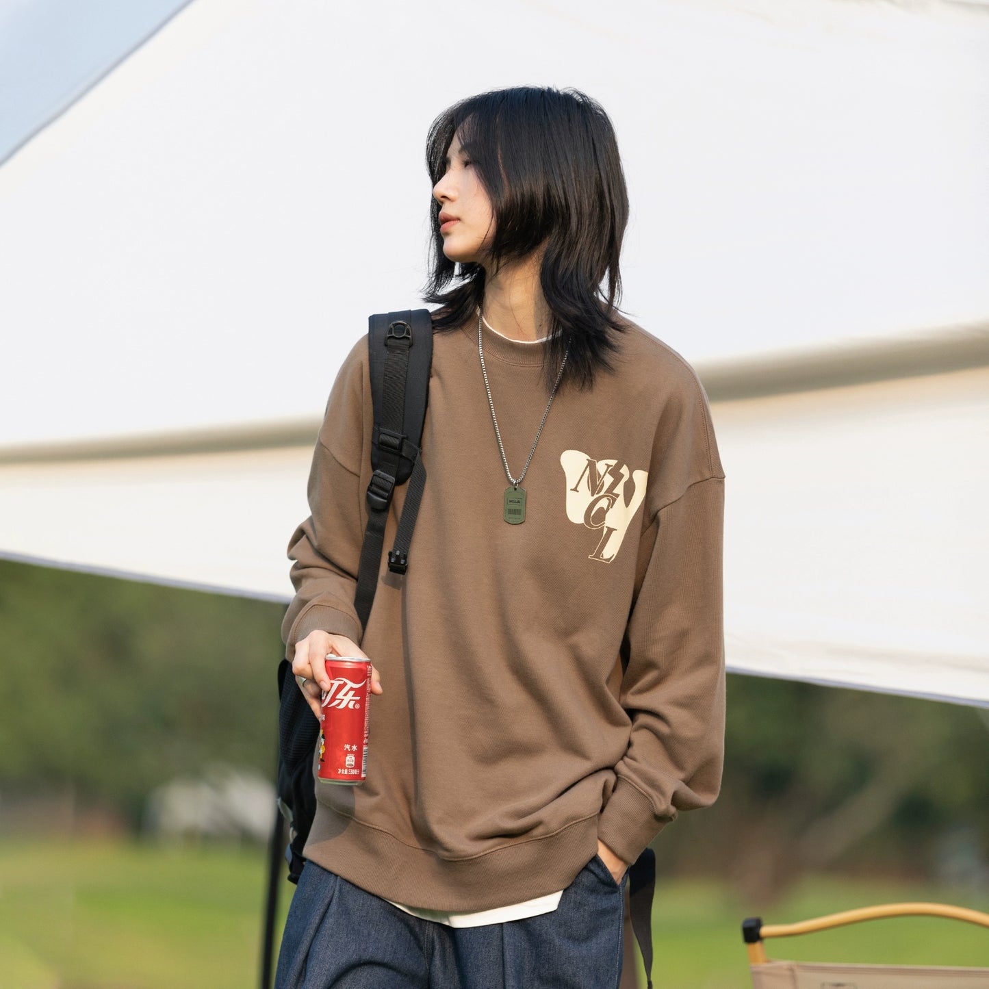 round neck sweater No.138