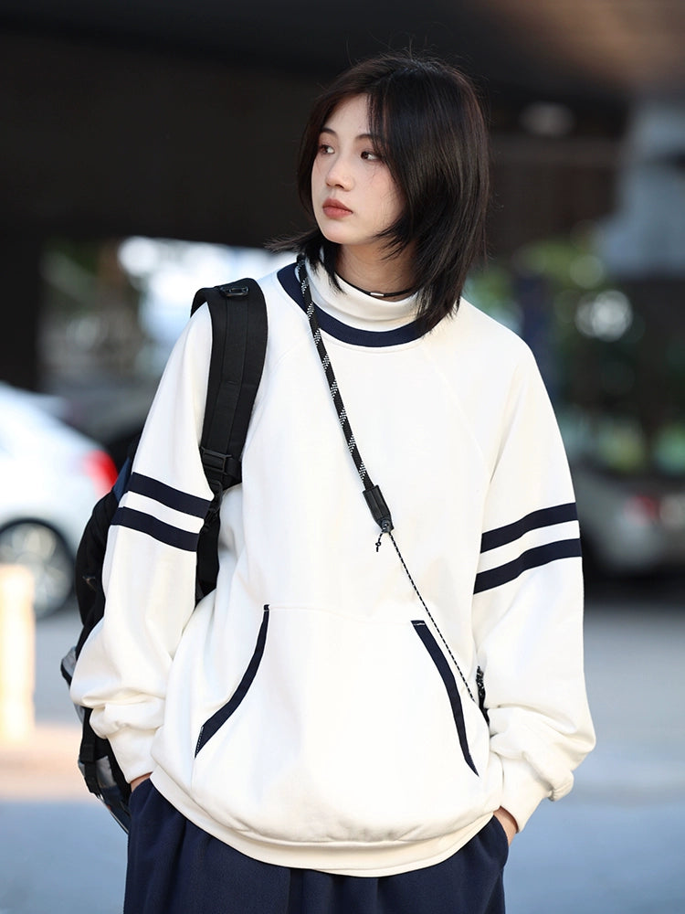 Round neck sweater, sweatshirt No.411