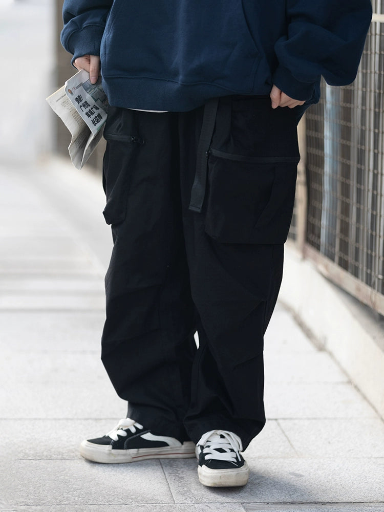 Loose casual straight long pants No.88