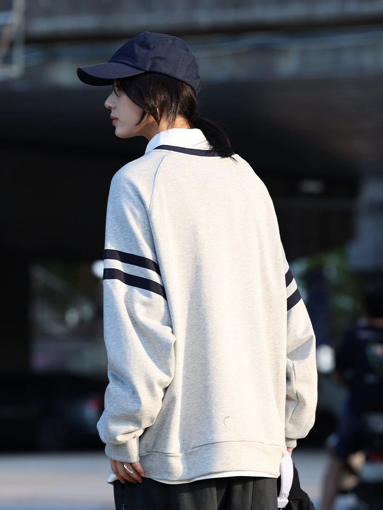 Round neck sweater, sweatshirt No.411