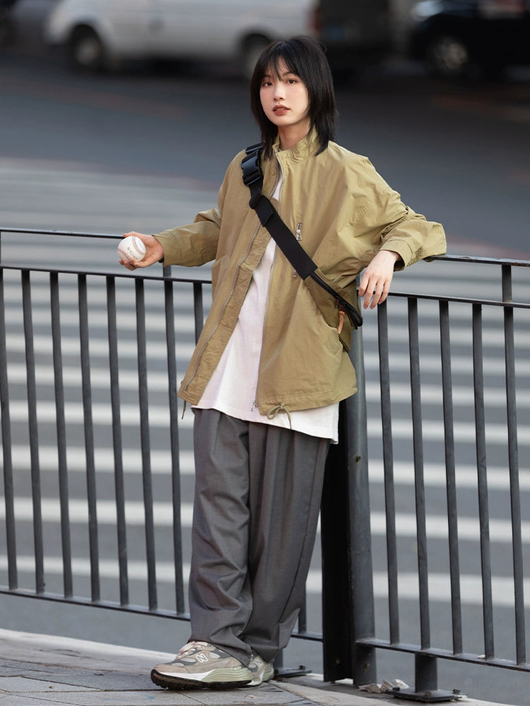 Zipper cardigan jacket No.408
