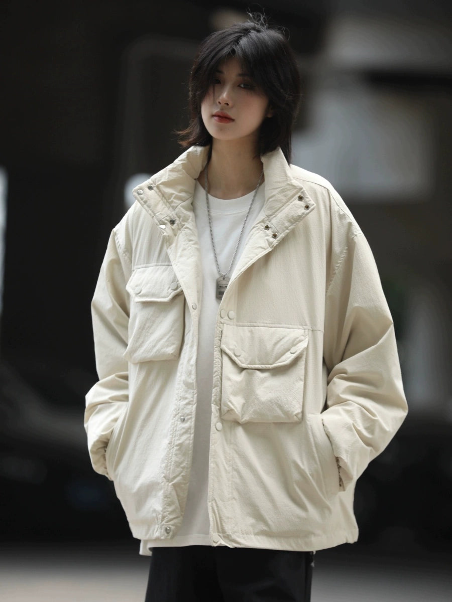 Stand-up collar padded jackets, No.1045