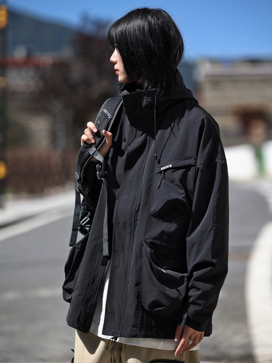 Outdoor waterproof and oil-proof jacket No.885