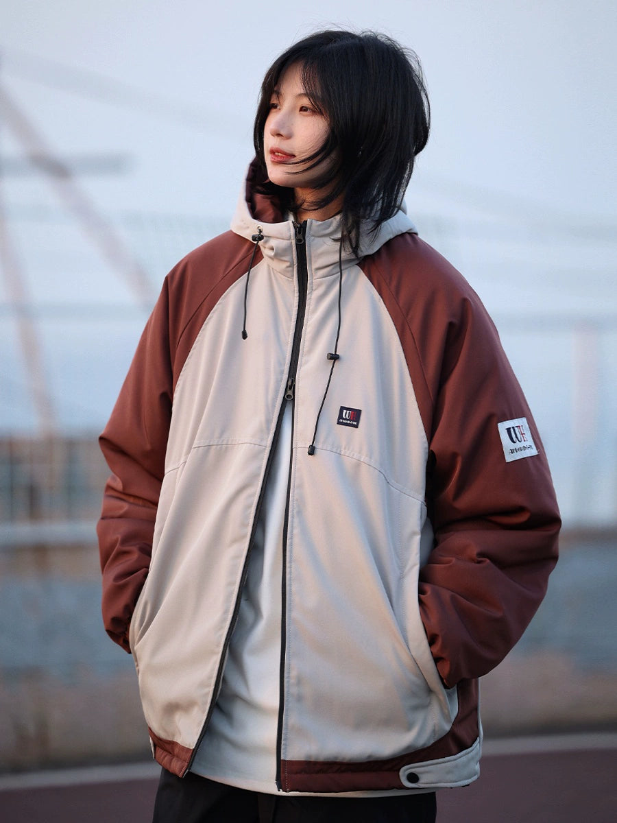Raglan sleeve padded jacket, puffer No.1100
