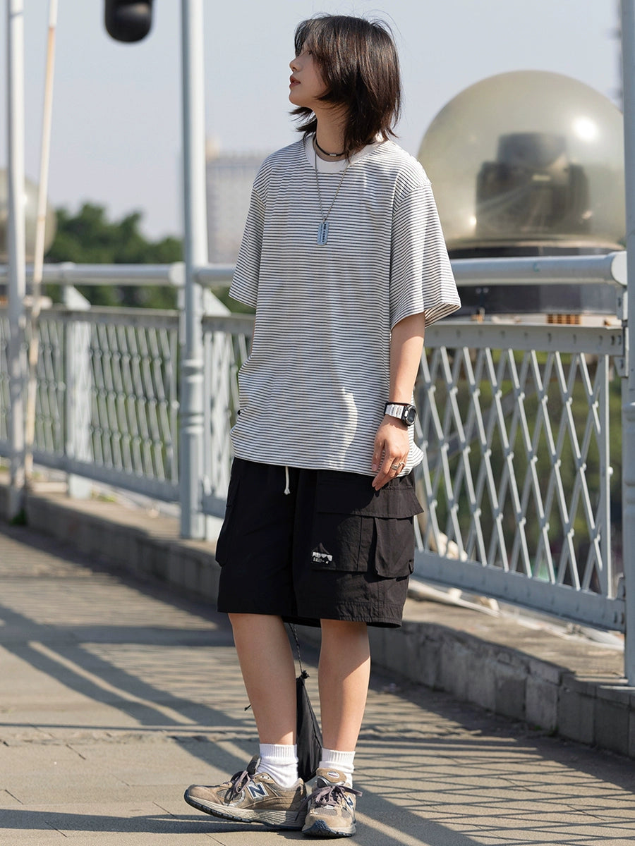 Striped short sleeve t-shirt No.723