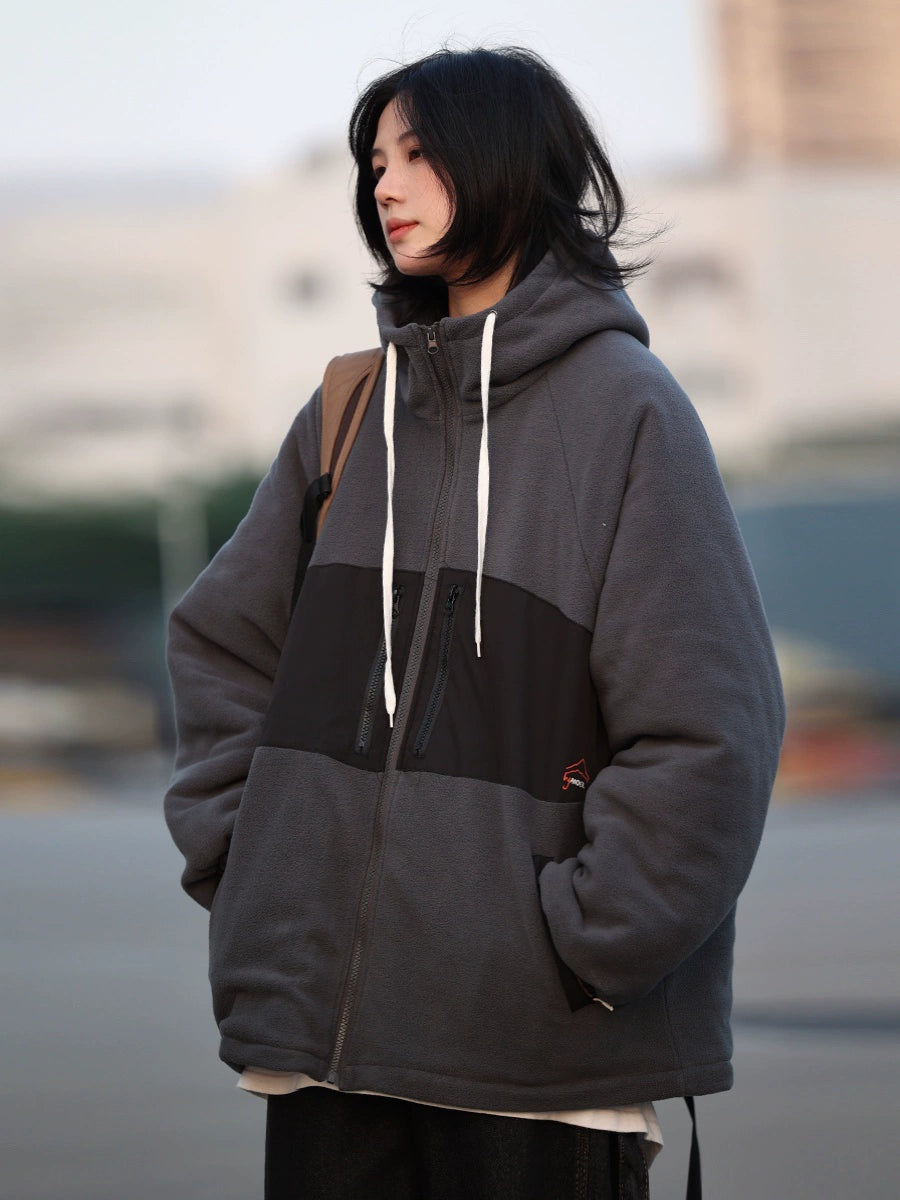 Thickened fleece padded jacket No.1034