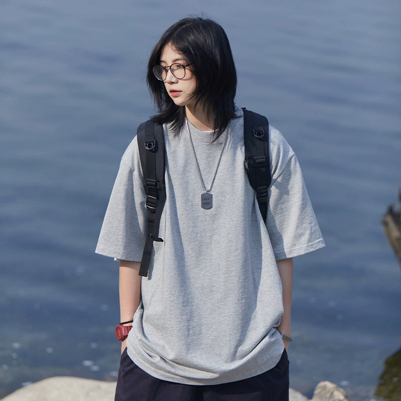short-sleeved t-shirt solid color No.227
