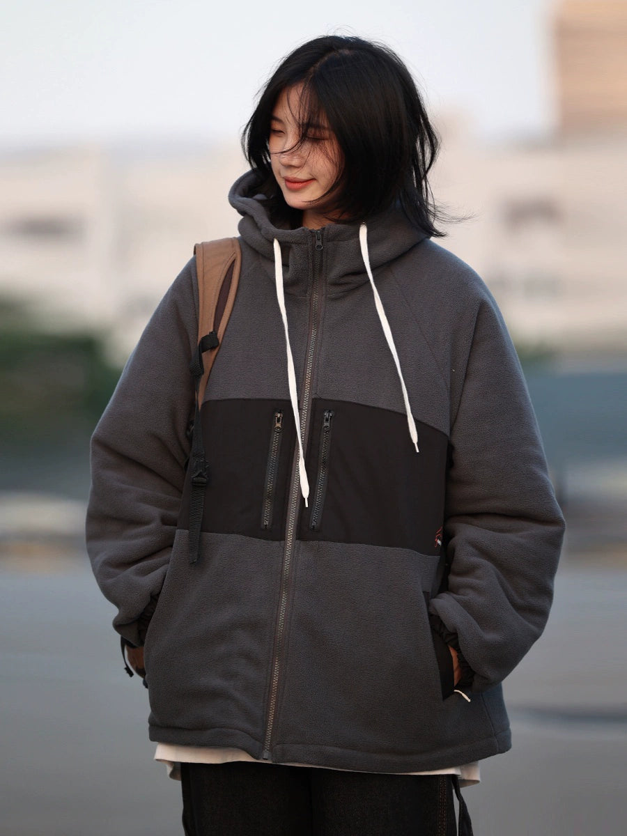 Thickened fleece padded jacket No.1034