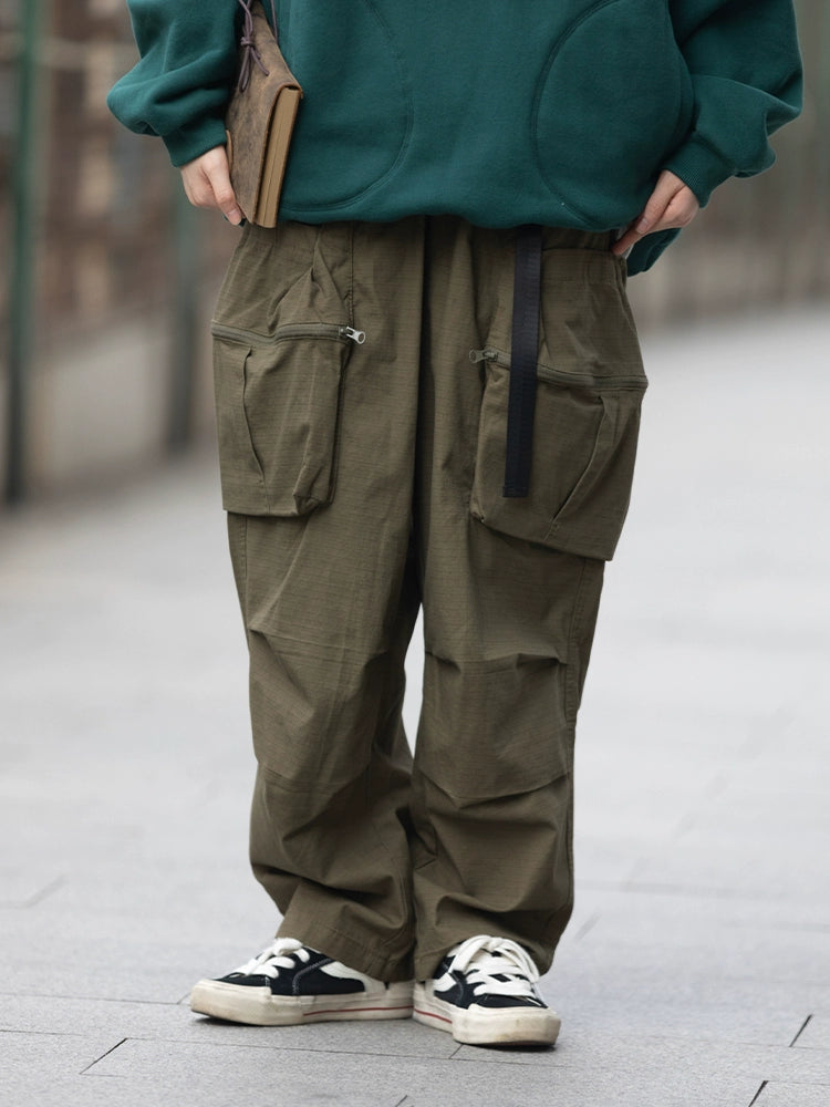 Loose casual straight long pants No.88