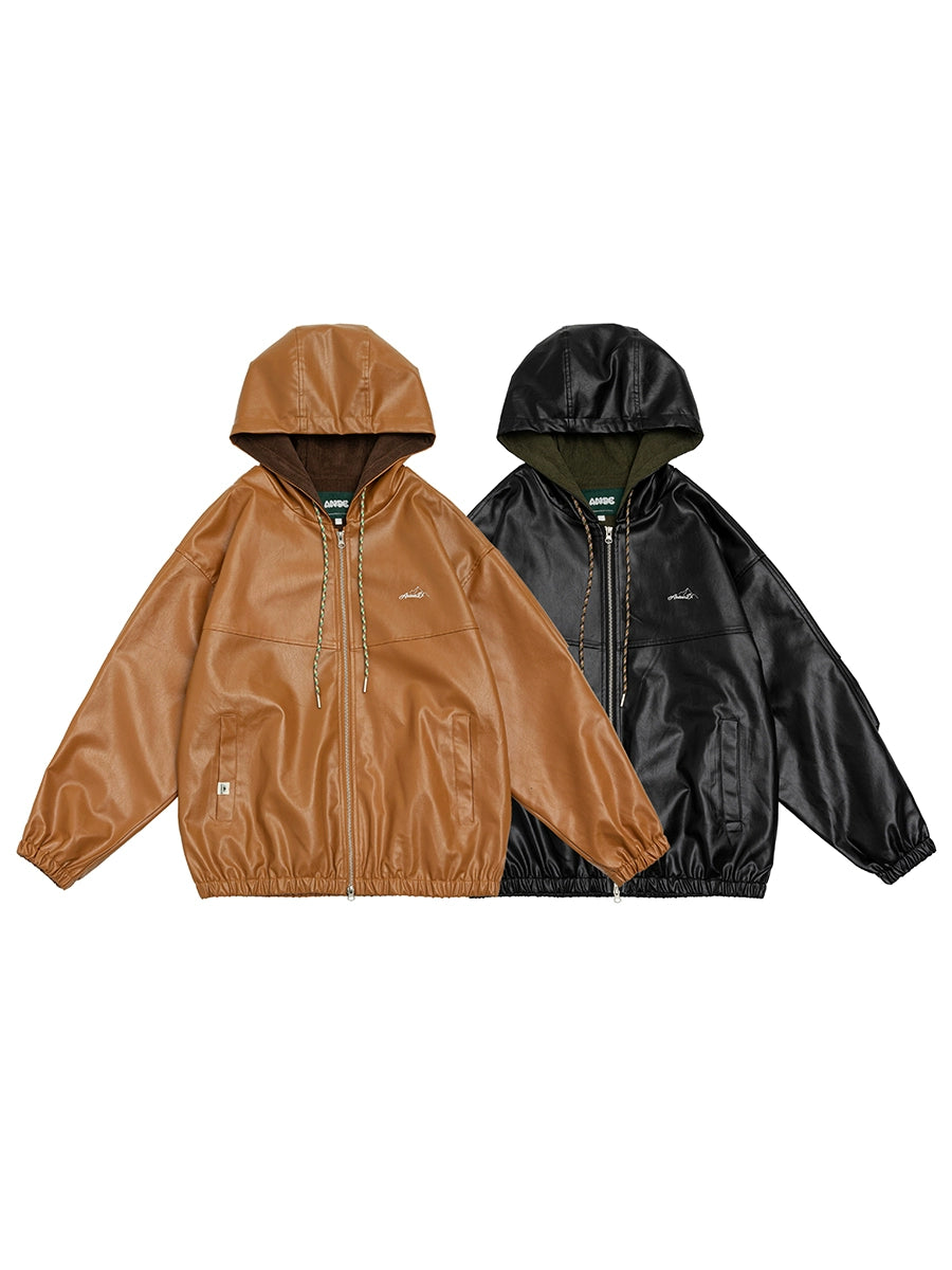 Vegan leather jacket No.856