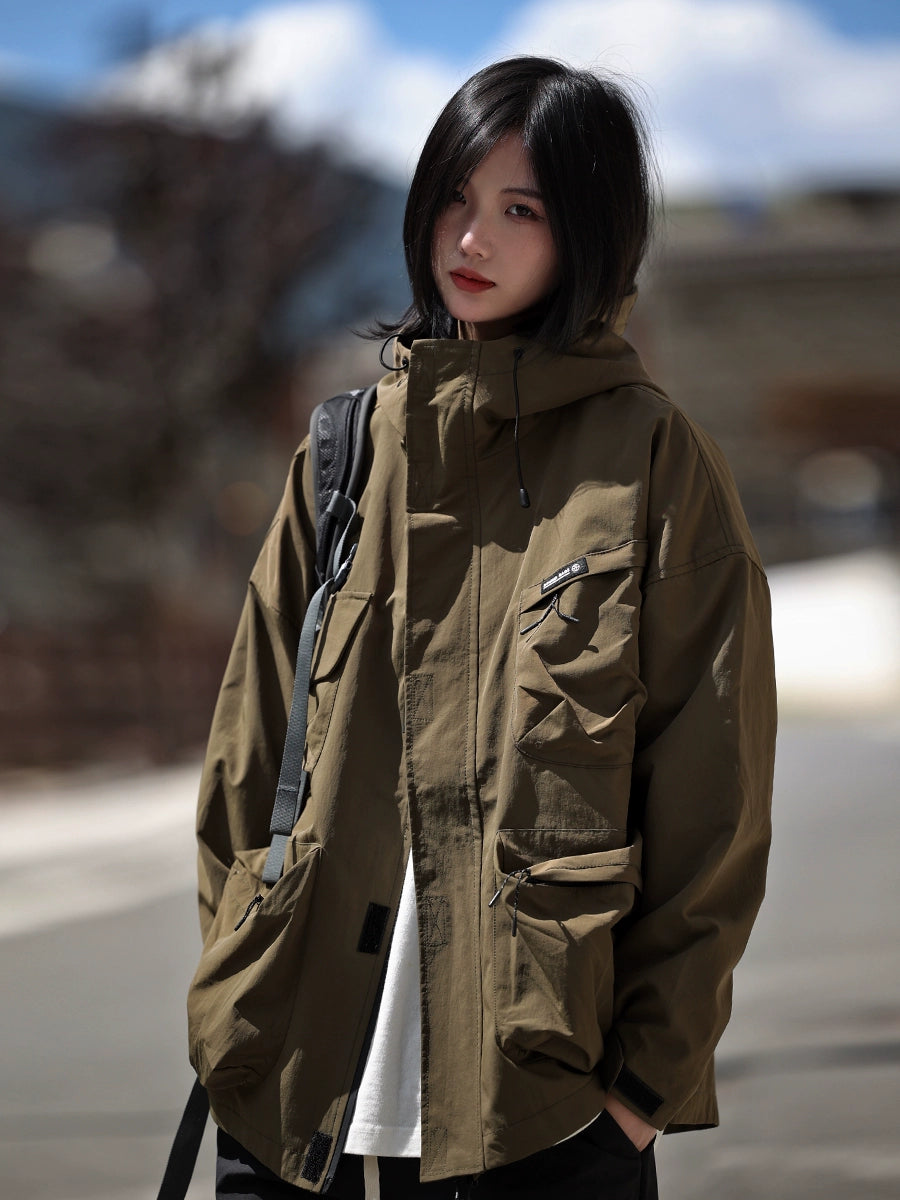 Outdoor waterproof and oil-proof jacket No.885