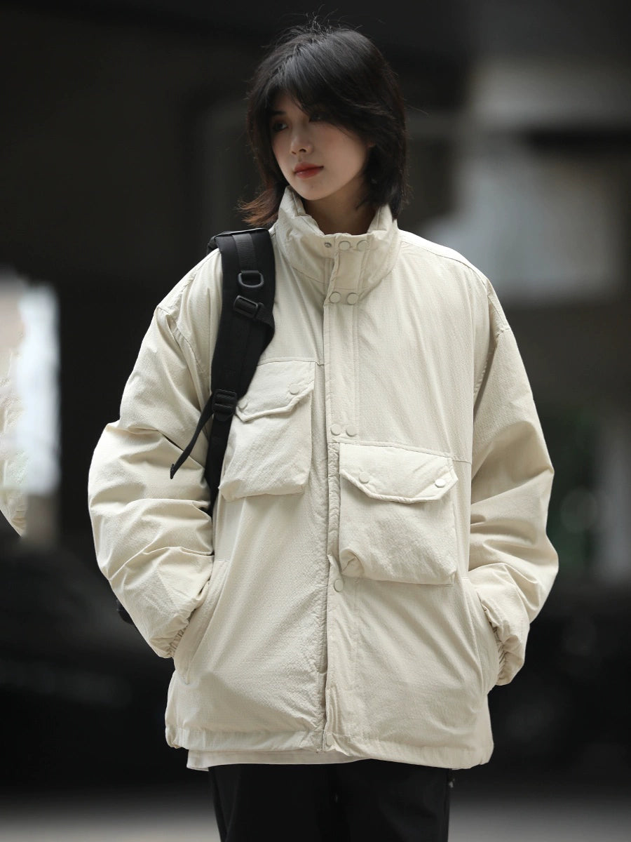 Stand-up collar padded jackets, No.1045