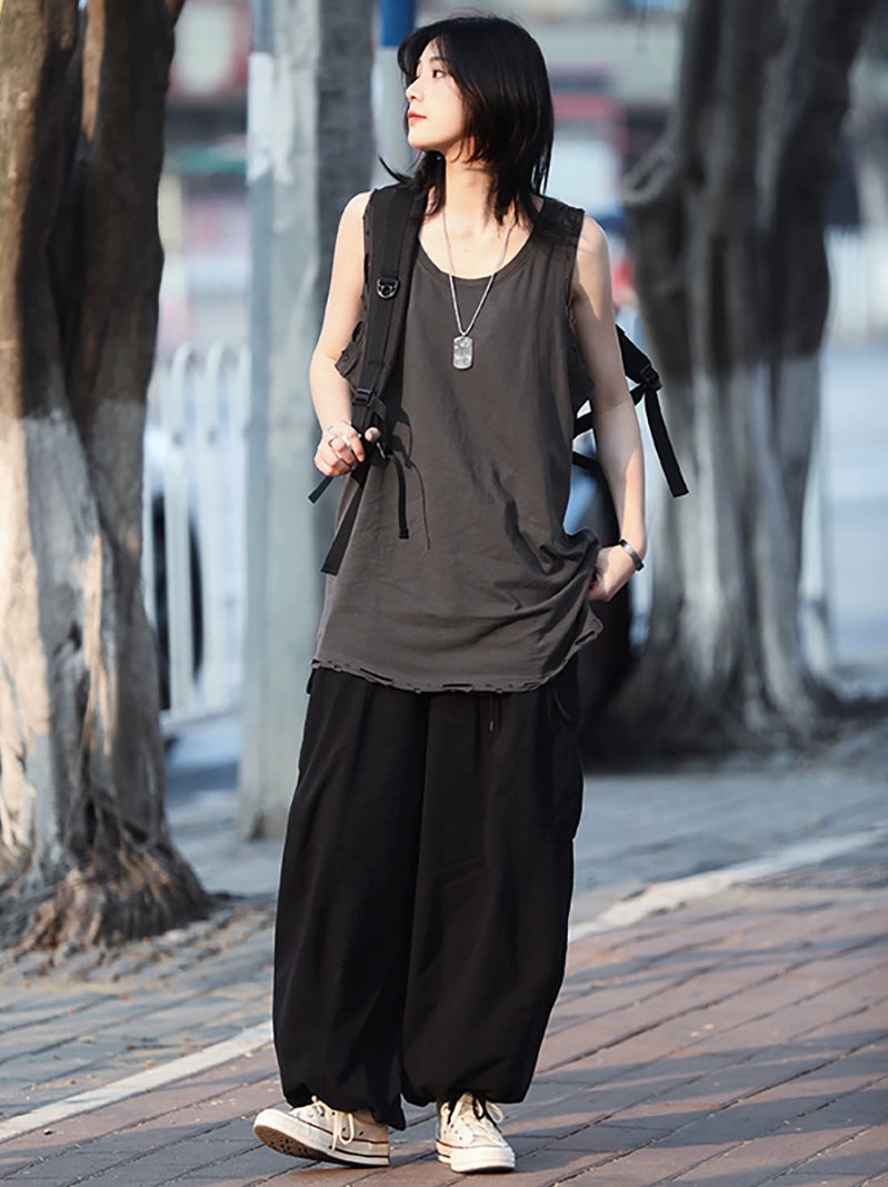 sleeveless t-shirt No.375