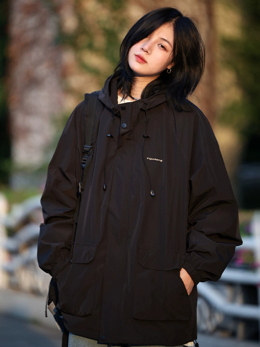 Hooded storm jacket waterproof outdoor jacket No.811