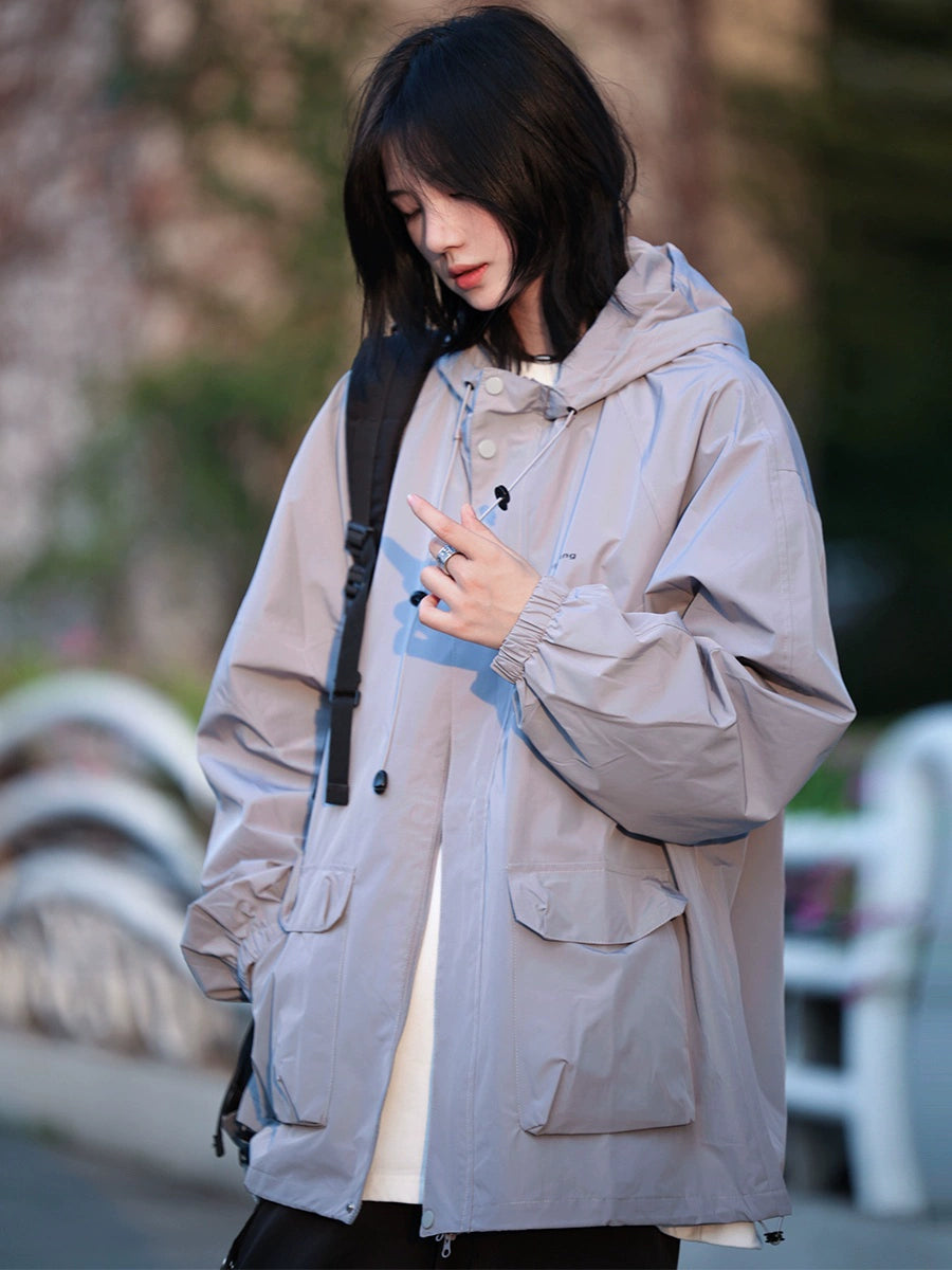Hooded storm jacket waterproof outdoor jacket No.811