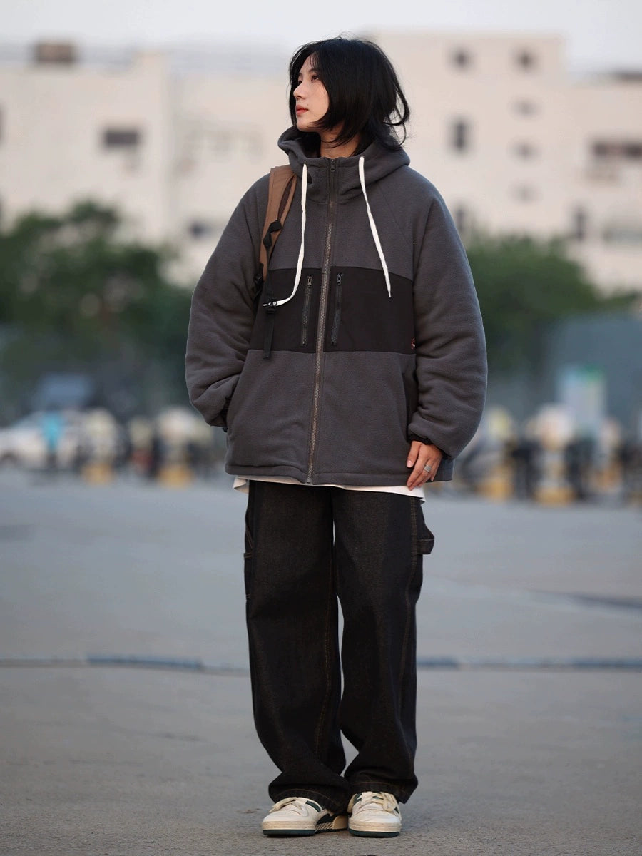 Thickened fleece padded jacket No.1034