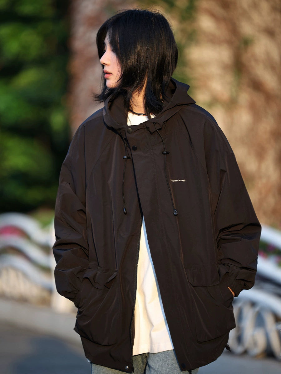 Hooded storm jacket waterproof outdoor jacket No.811