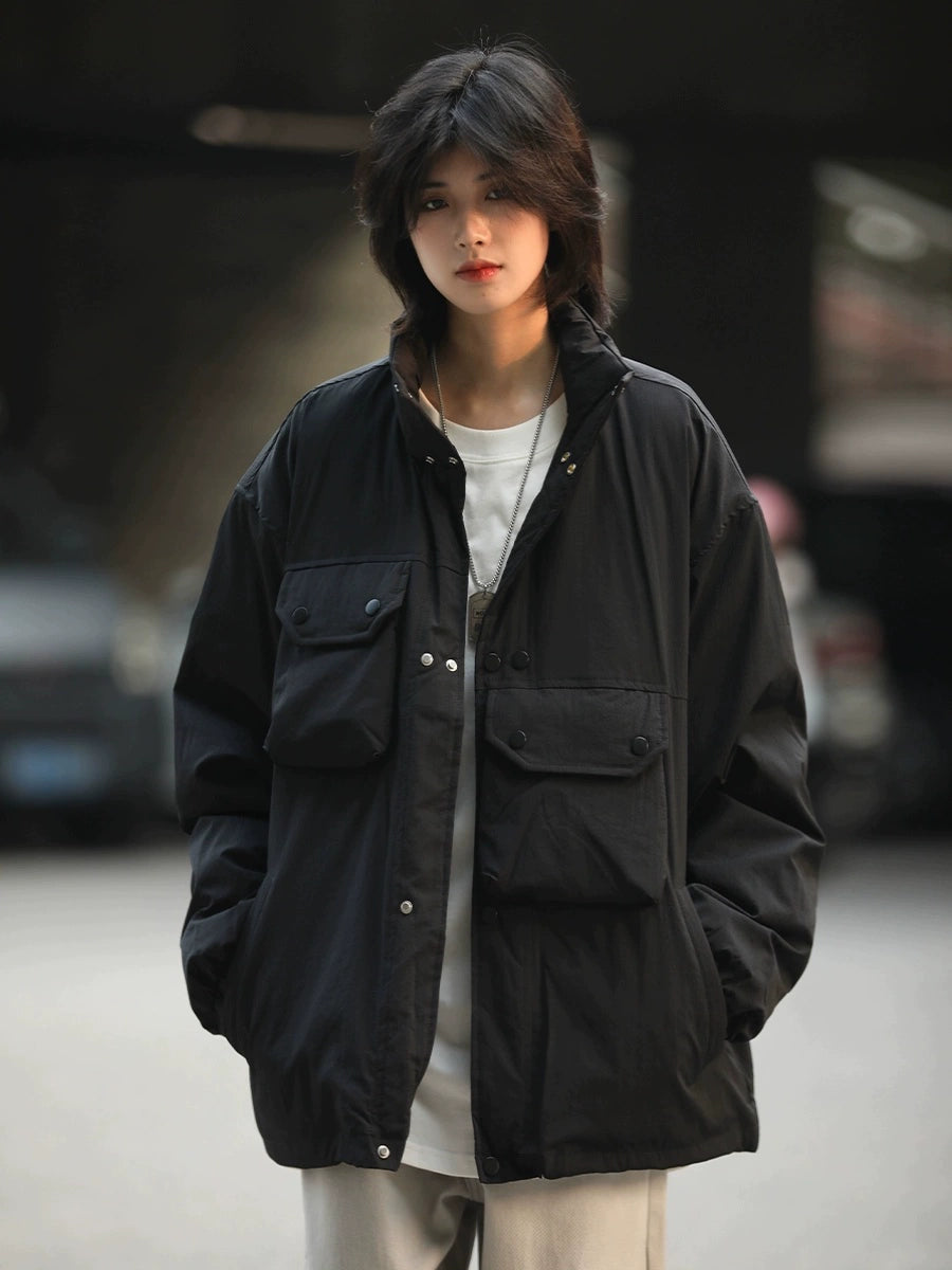Stand-up collar padded jackets, No.1045