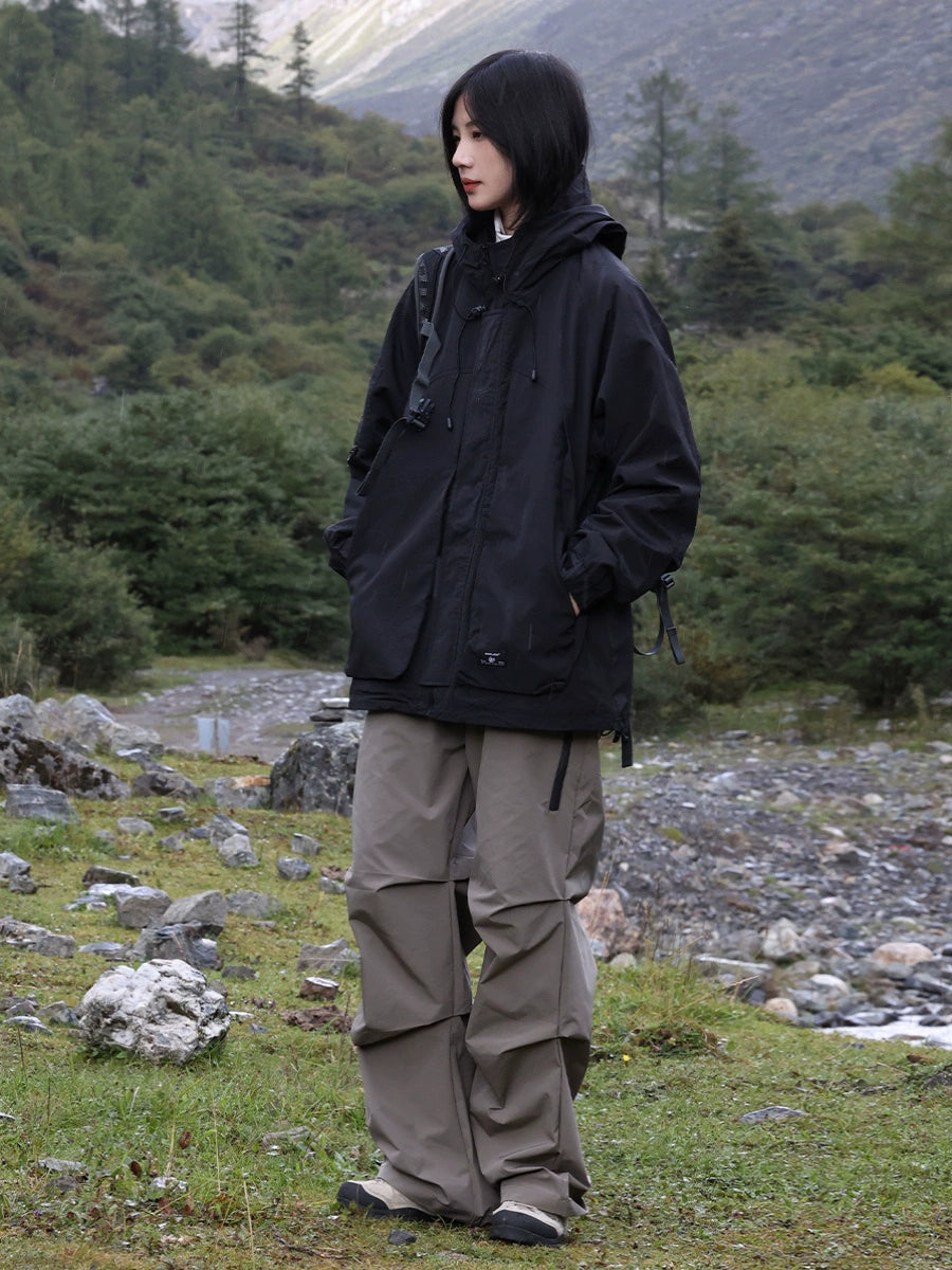 Winter loose hooded jacket No.968