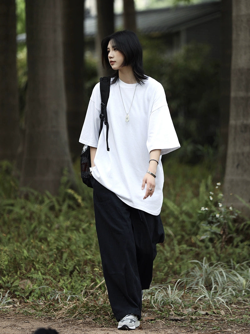 short-sleeved oversize t-shirt No.380