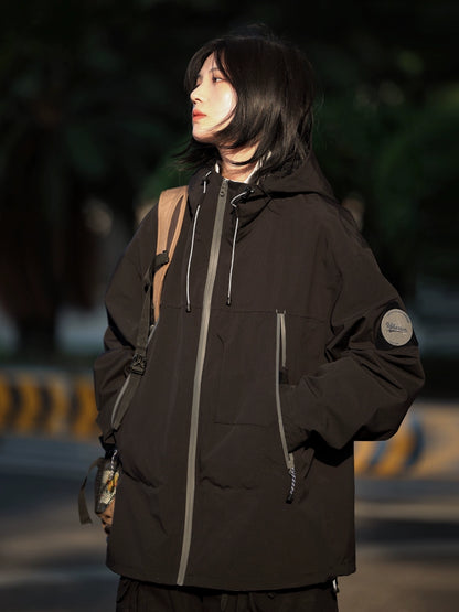 [DUCK DOWN] 2in1 windbreaker jacket with detachable puffer
No.986