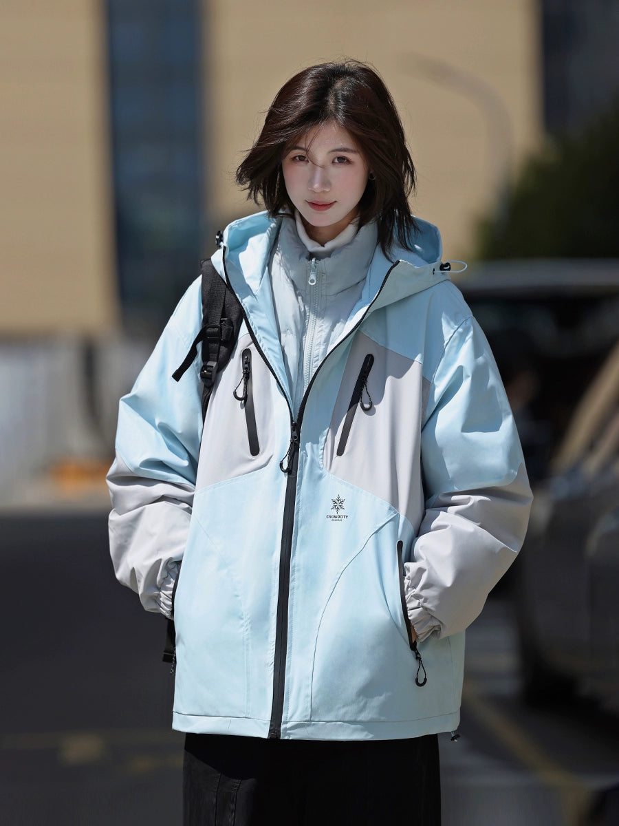 2-in-1 Duck-Down Detachable Inner Windbreaker No.1377