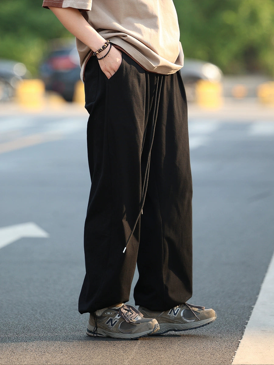 Straight Pants Sweatpants, Loose and Casual No.732