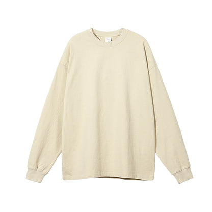 solid color long-sleeved t-shirt No.406