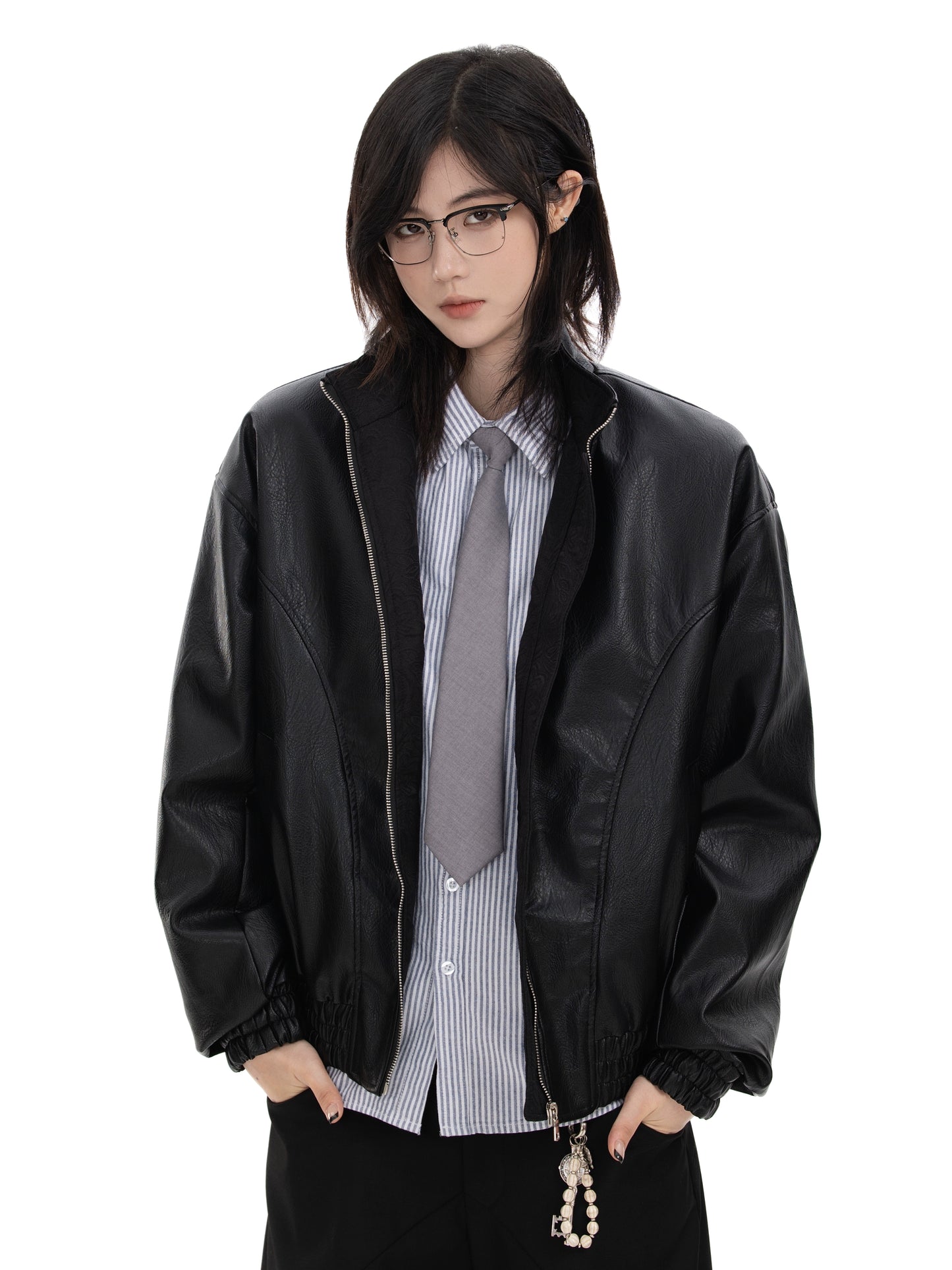 Vegan Leather Jacket No. 1585