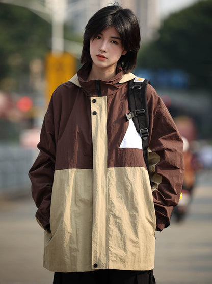 Stitching jacket loose casual jacket No.919