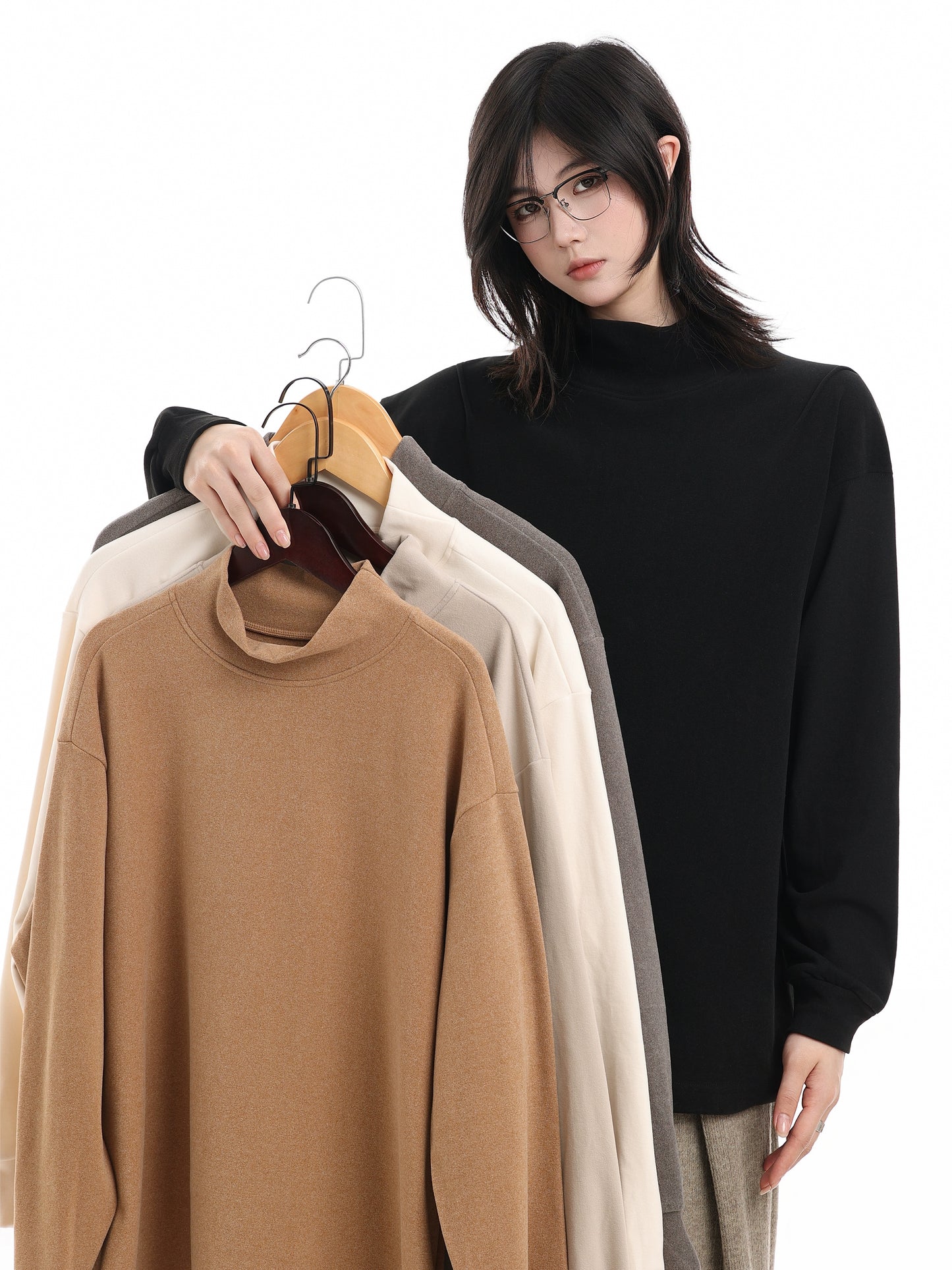 High collar sweater No. 1632