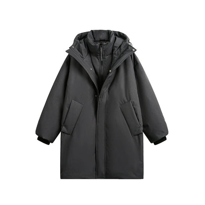 90 white duck down, long down jacket No.1456