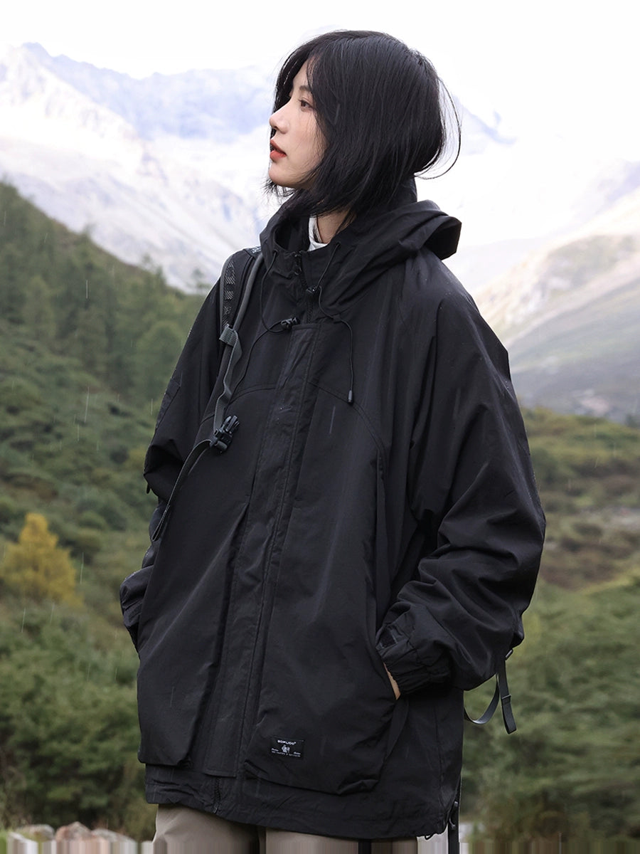 Winter loose hooded jacket No.968