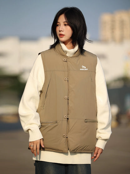 [DUCK DOWN] Down vest loose thickened jackets No.1029