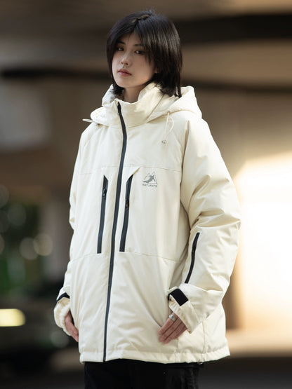 [DUCK DOWN] padded jacket with detachable polar fleece, puffer No.1084