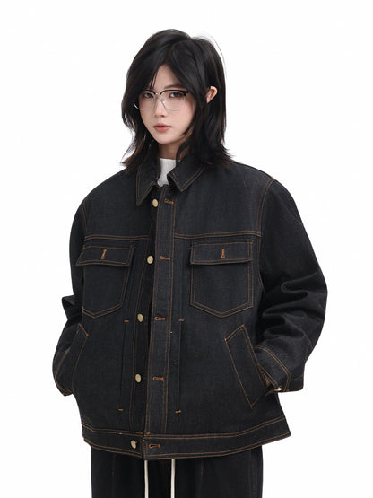 Quilting denim jacket No.1689