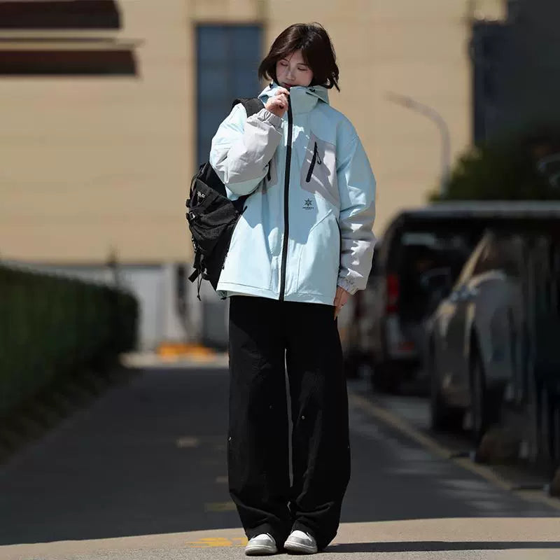 2-in-1 Duck-Down Detachable Inner Windbreaker No.1377