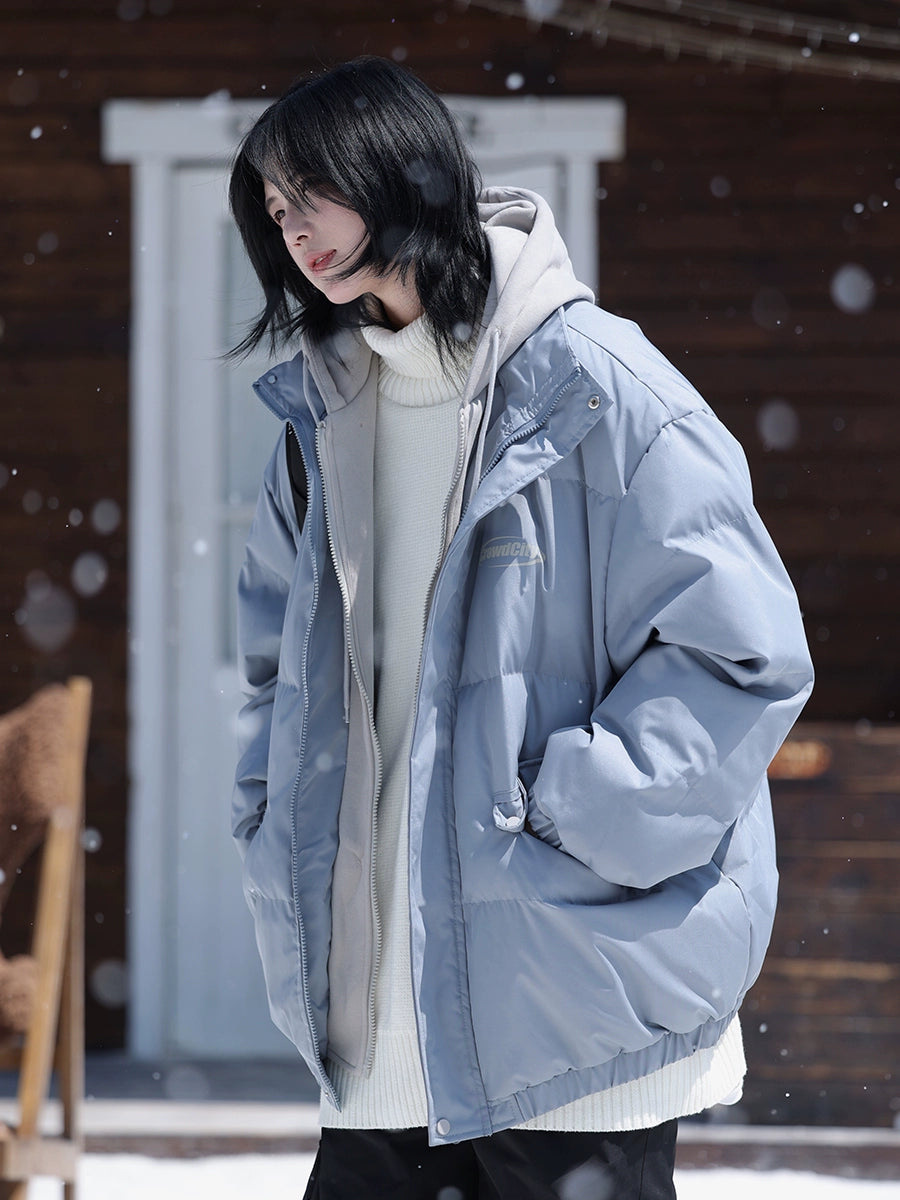 Jacket hooded thickened warm cotton jacket No.1419