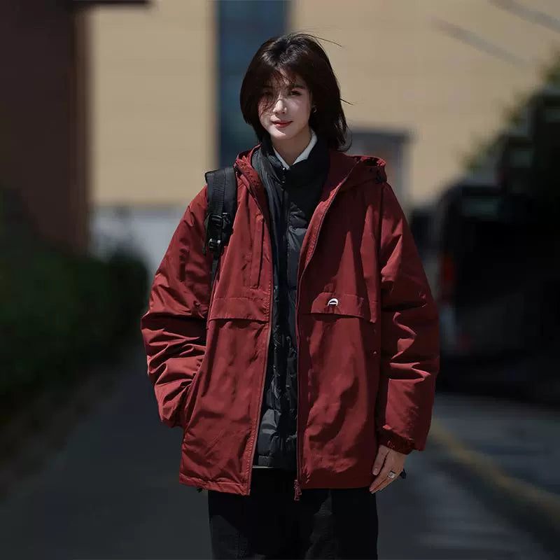 2-in-1 Duck Down Detachable Inner Windbreaker