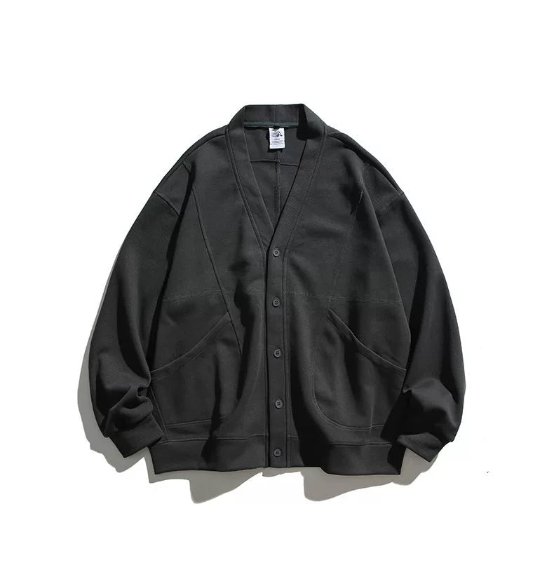 Japanese vintage collarless cardigan No.1213