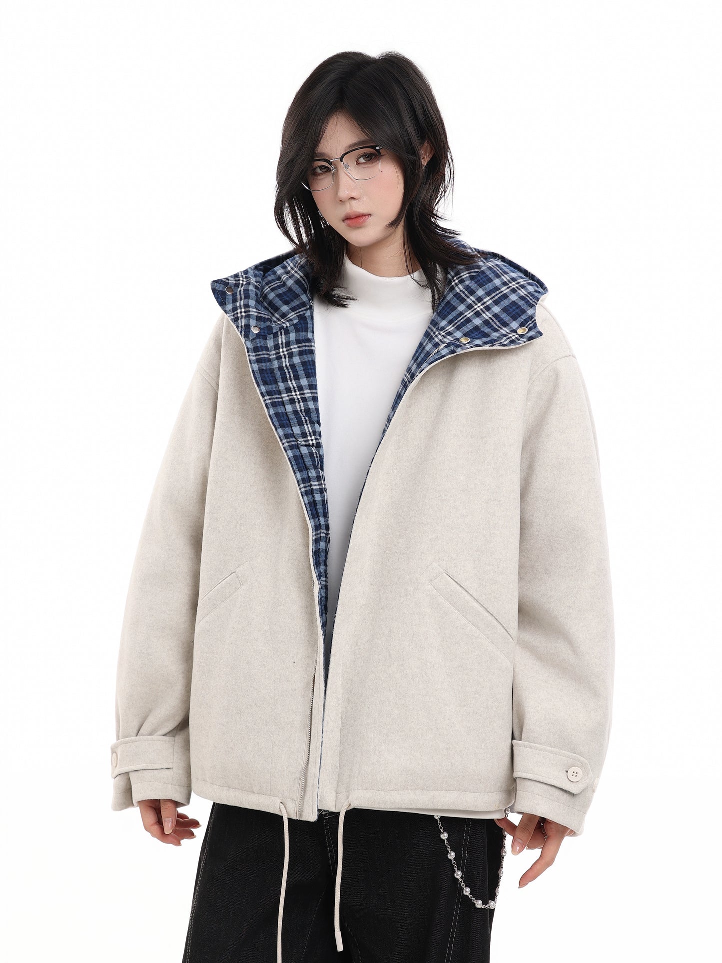 Quilted Hooded Coat No. 1654