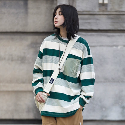 long-sleeved round neck sweater No.106