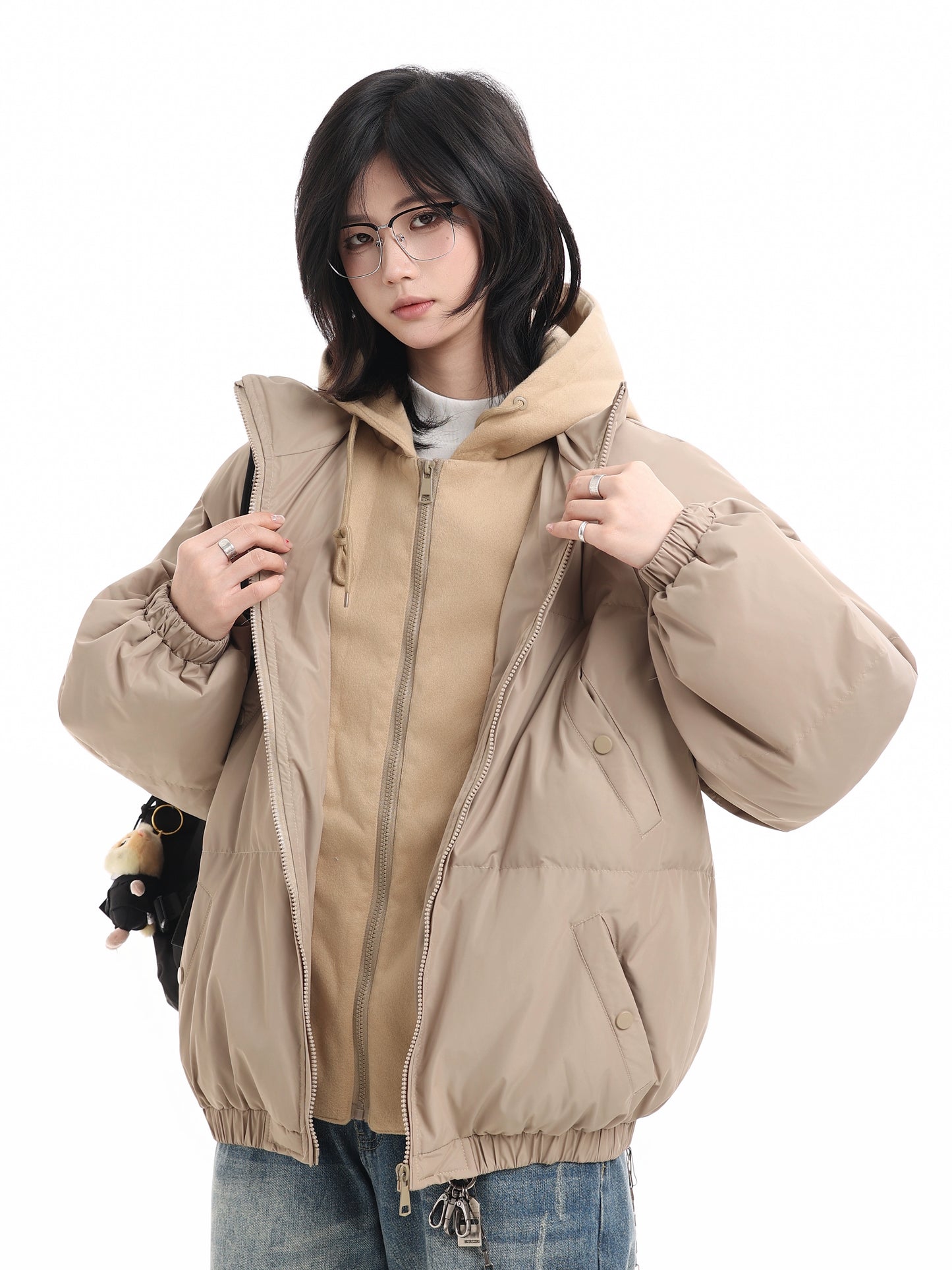 Hooded Padded Jumper No. 1701