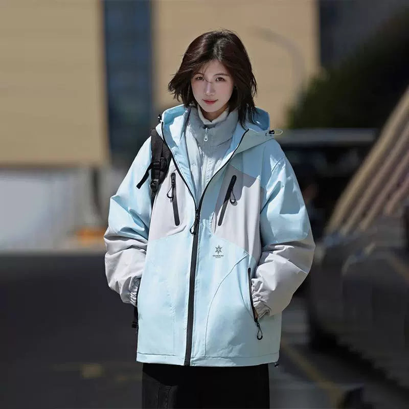 2-in-1 Duck-Down Detachable Inner Windbreaker No.1377